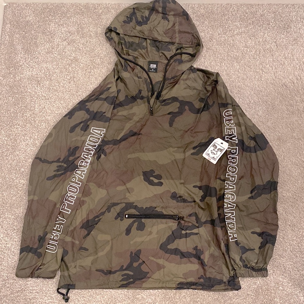 OBEY Camo Men’s Anorak Jacket